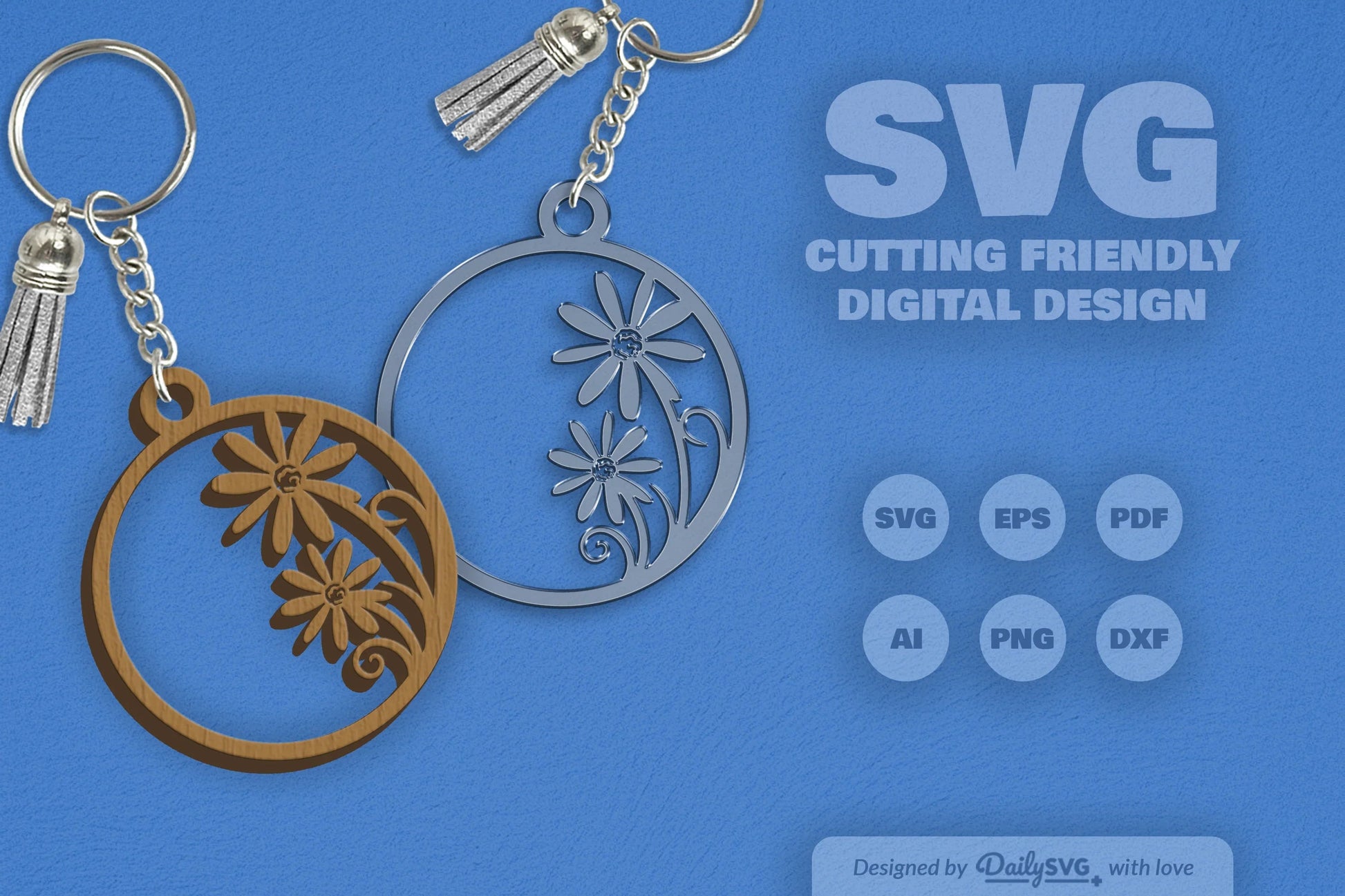 Wild Floral Round SVG Bundle 5 - CraftNest - Digital Crafting and Art
