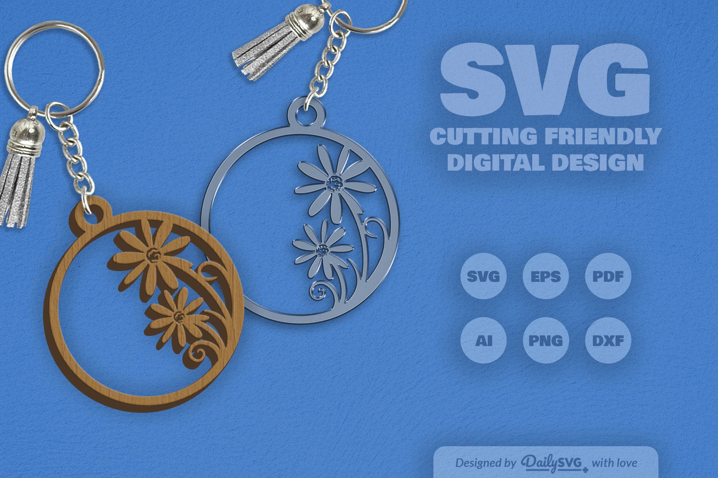 Wild Floral Round SVG Bundle 5 - CraftNest - Digital Crafting and Art