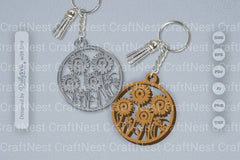 Wild Floral Round SVG Bundle 17 - CraftNest - Digital Crafting and Art