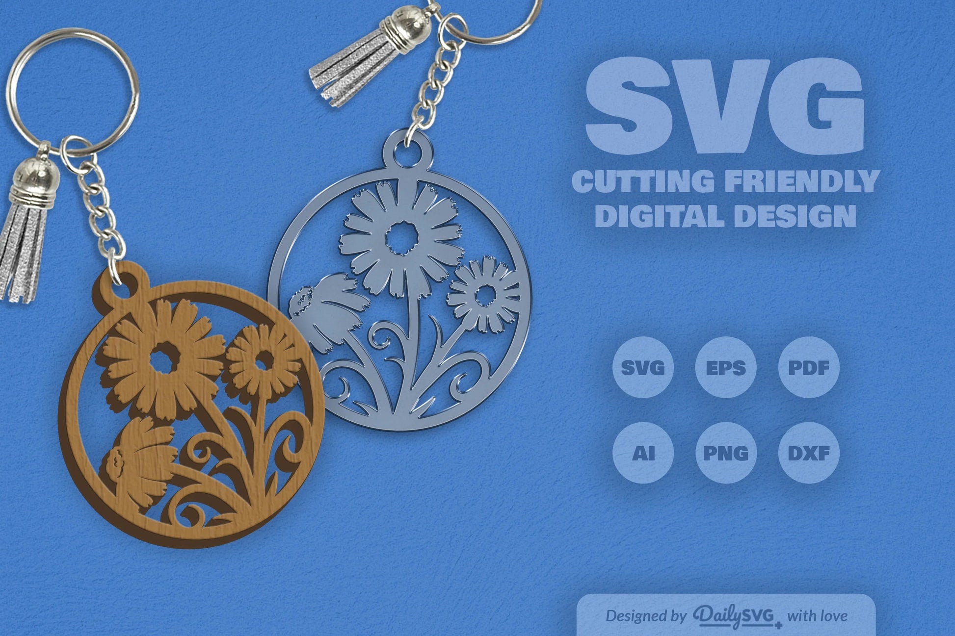 Wild Floral Round SVG Bundle 23 - CraftNest - Digital Crafting and Art