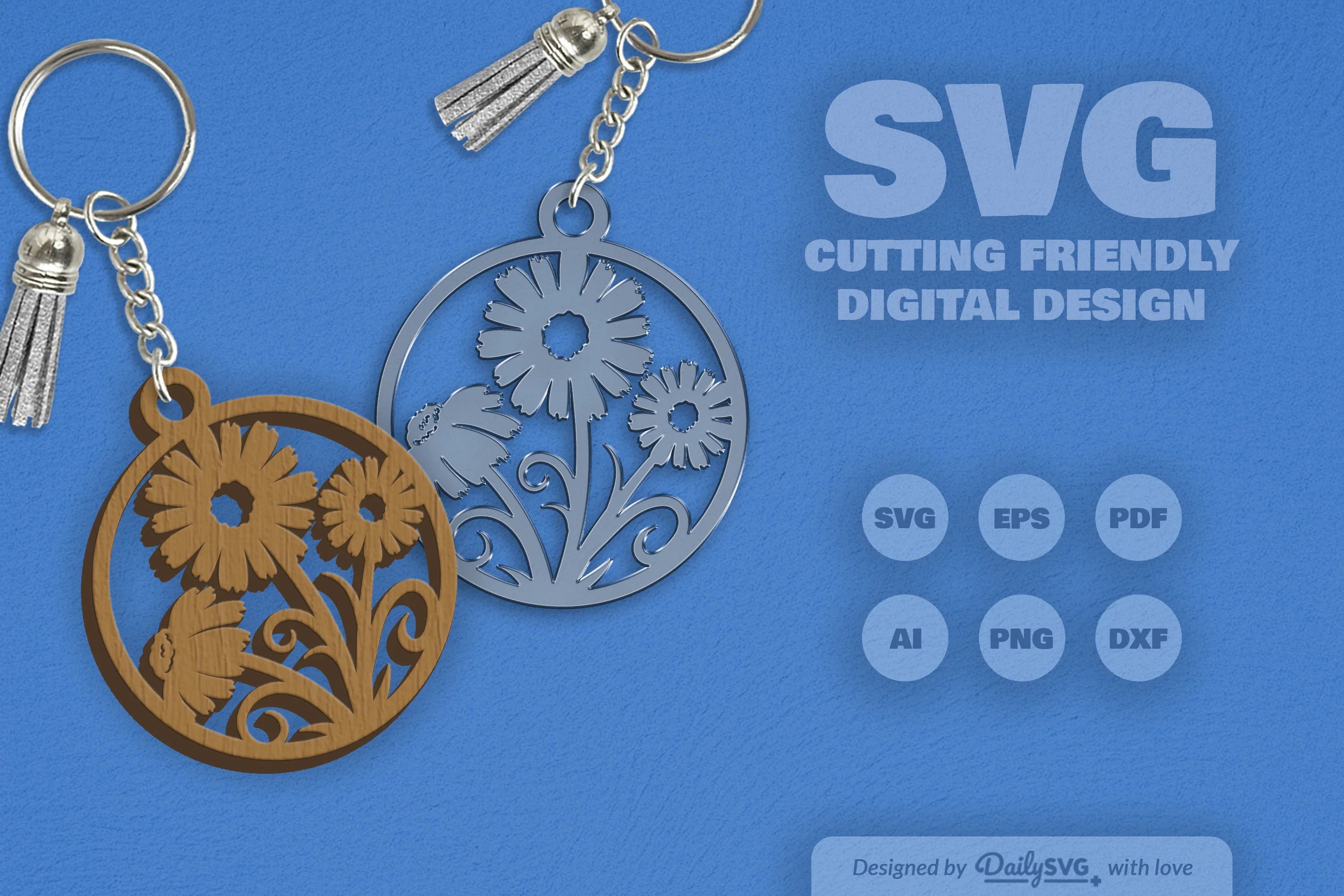 Wild Floral Round SVG Bundle 23 - CraftNest - Digital Crafting and Art