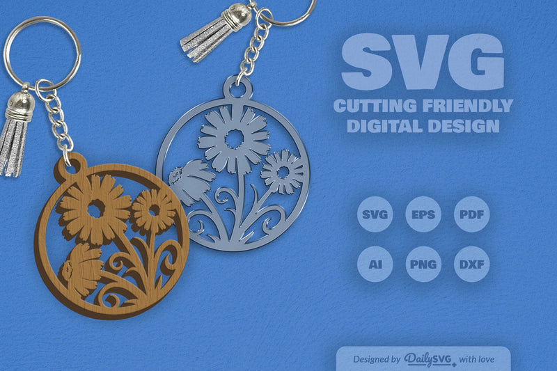 Wild Floral Round SVG Bundle 23 - CraftNest - Digital Crafting and Art