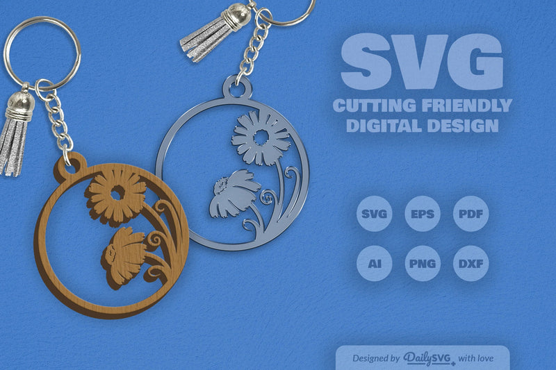Wild Floral Round SVG Bundle 24 - CraftNest - Digital Crafting and Art