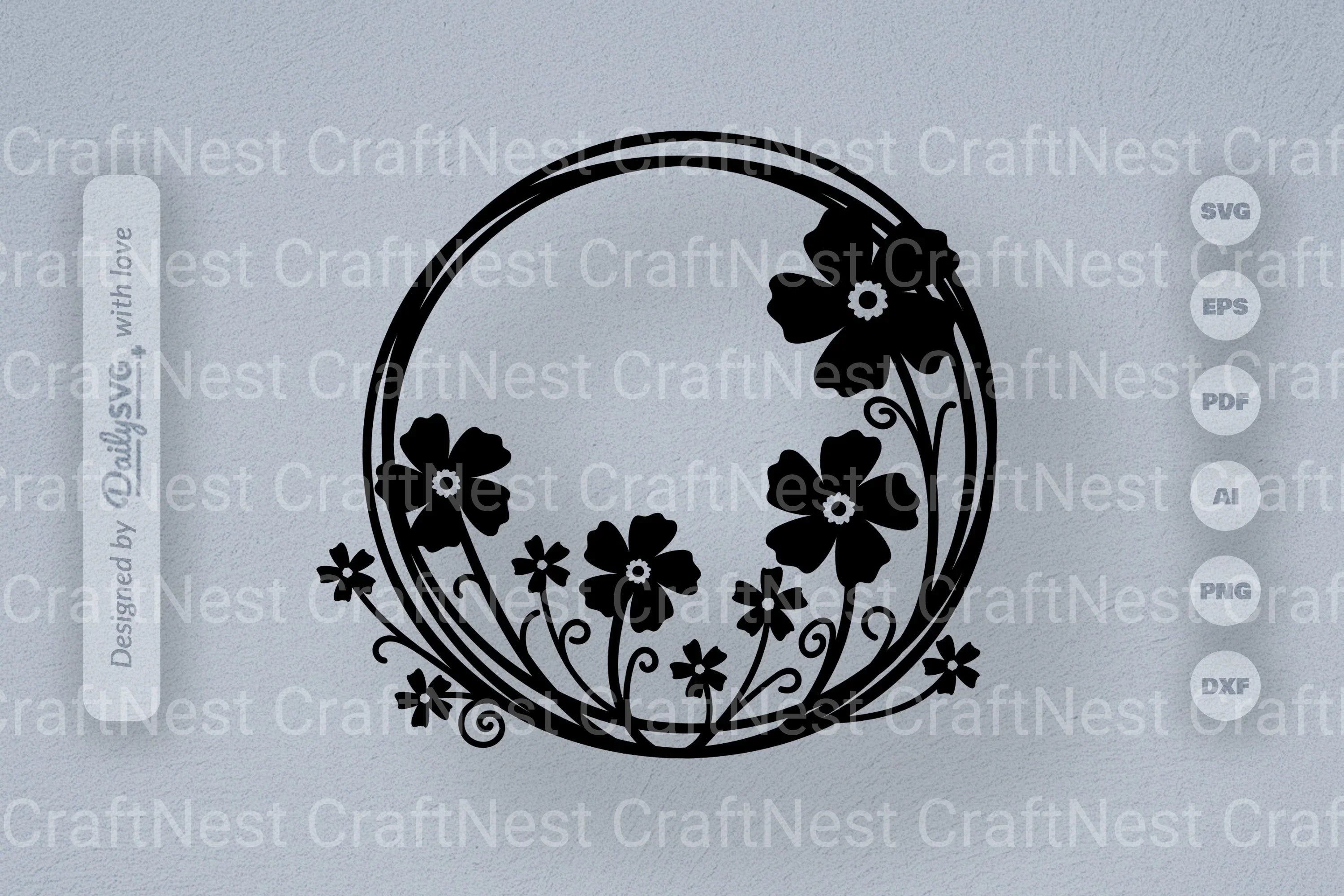 Wild Floral SVG Bundle: Vibrant Blooms Collection