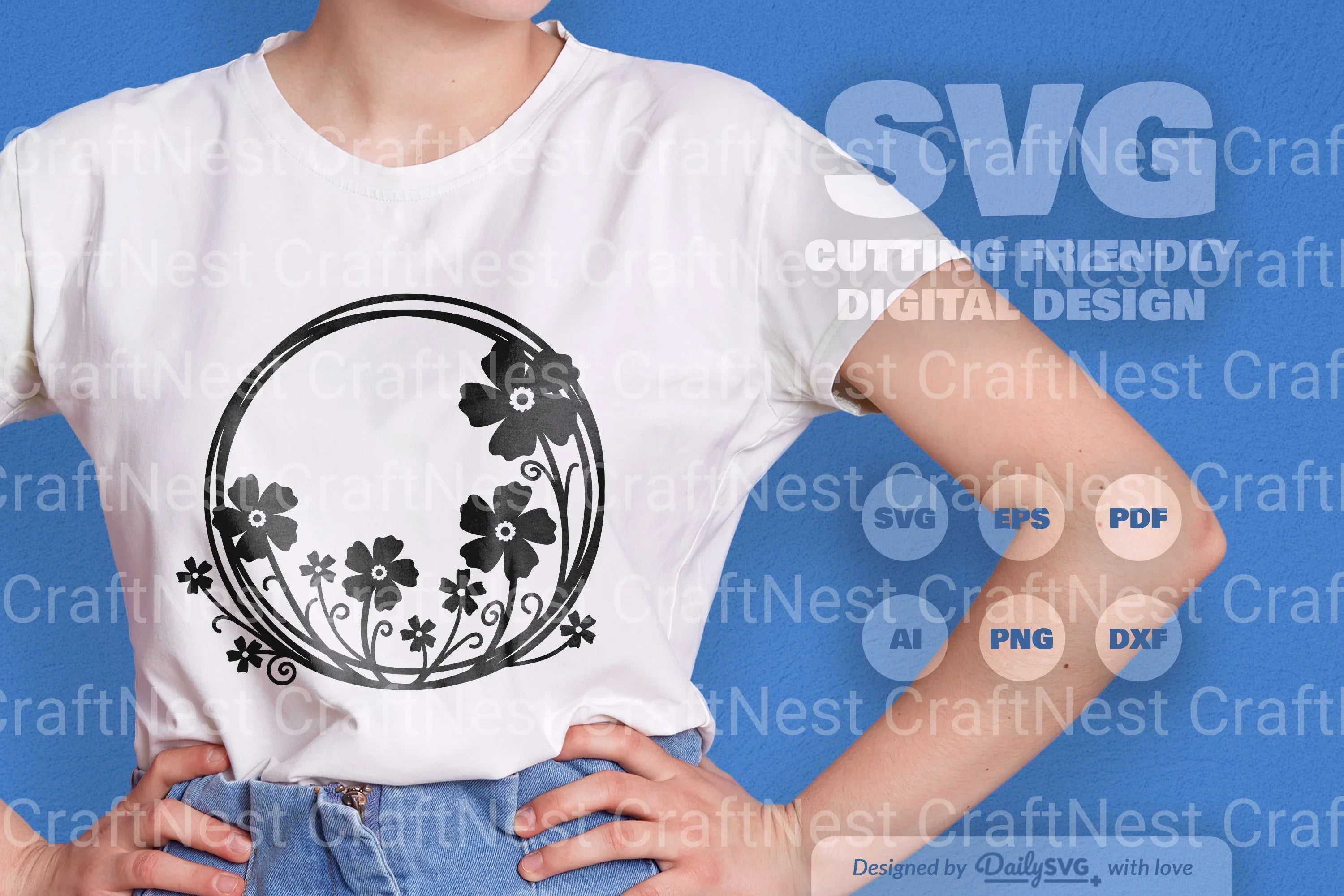 Wild Floral SVG Bundle: Vibrant Blooms Collection