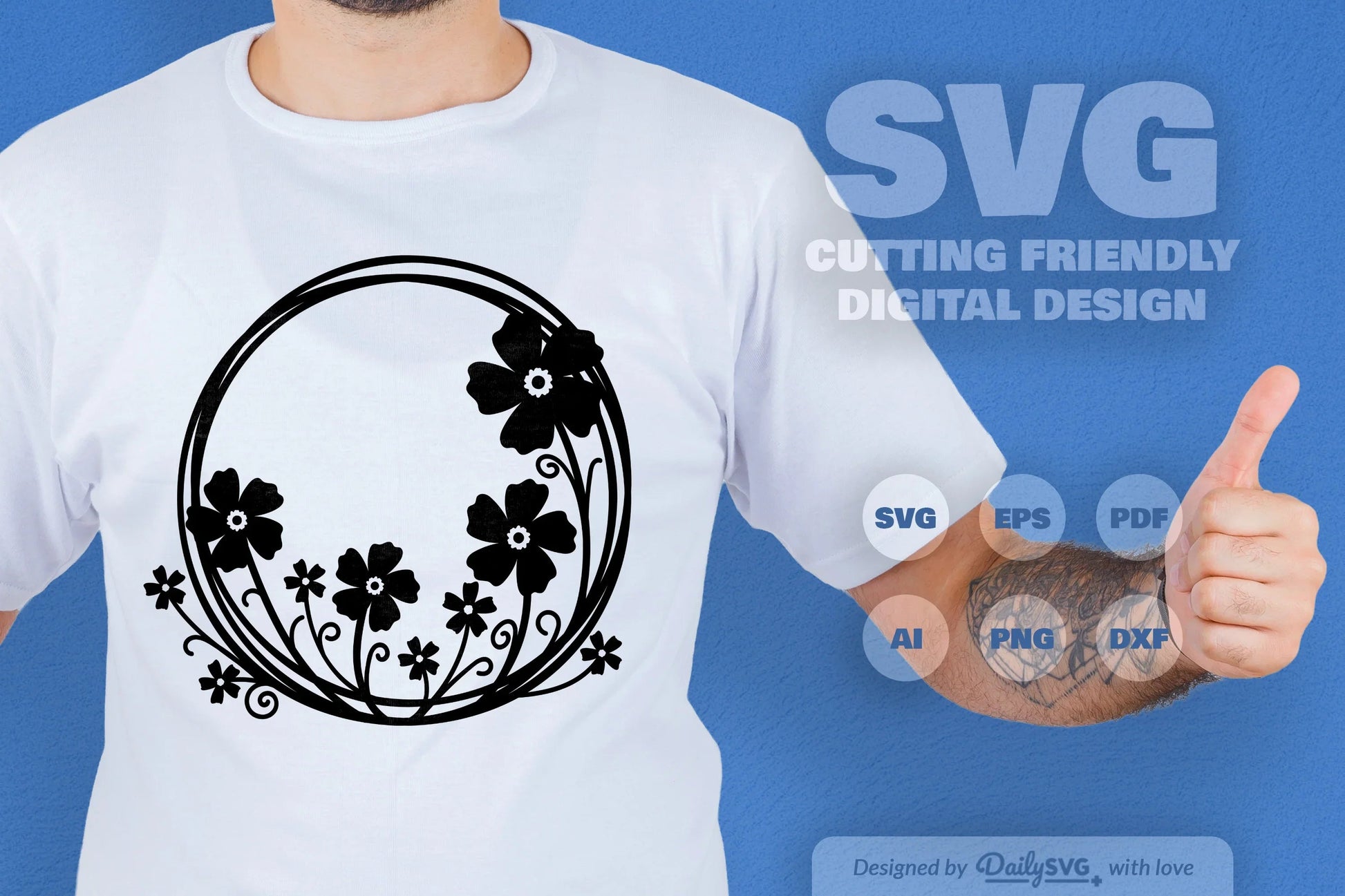 Wild Floral SVG Bundle: Vibrant Blooms Collection - CraftNest - Digital Crafting and Art