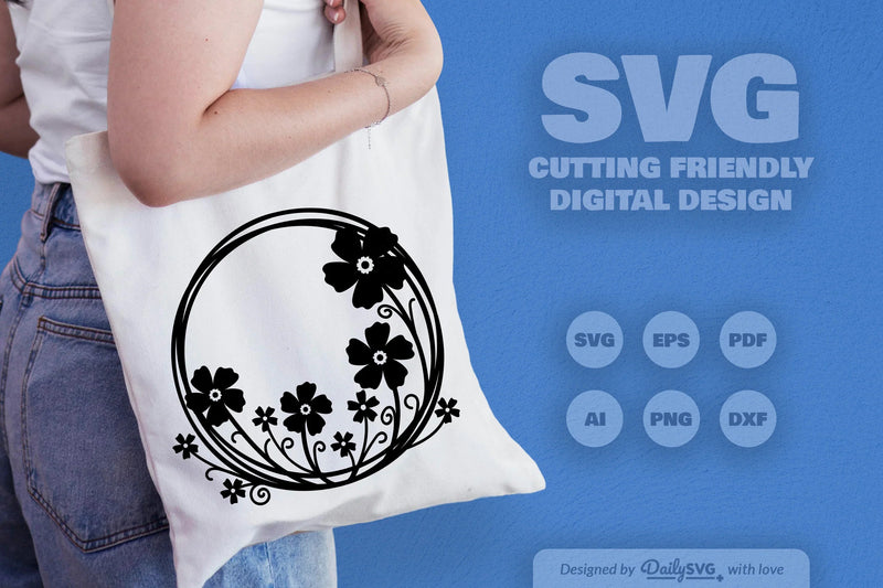 Wild Floral SVG Bundle: Vibrant Blooms Collection - CraftNest - Digital Crafting and Art