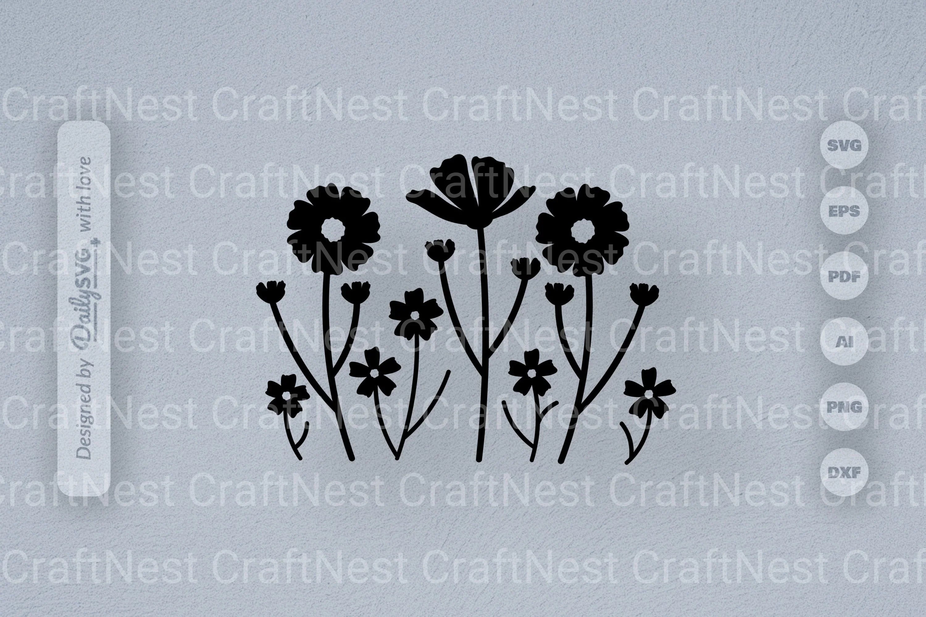 Wild Floral SVG Bundle by