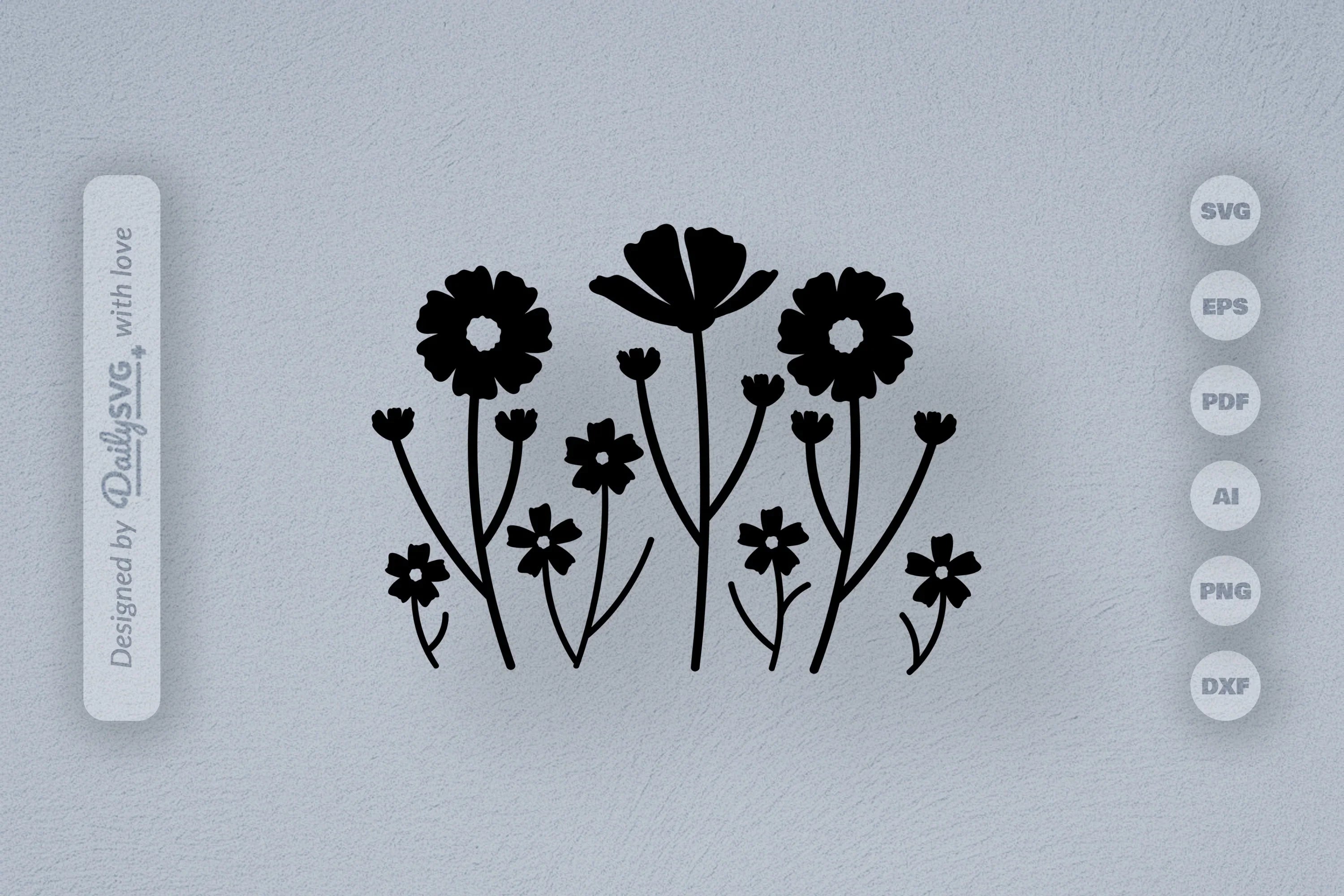Wild Floral SVG Bundle by 01010 - CraftNest - Digital Crafting and Art