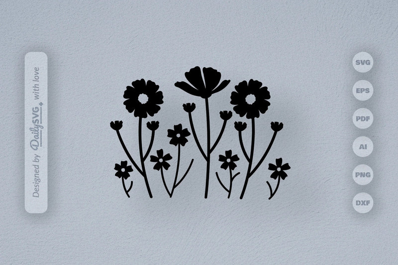 Wild Floral SVG Bundle by 01010 - CraftNest - Digital Crafting and Art