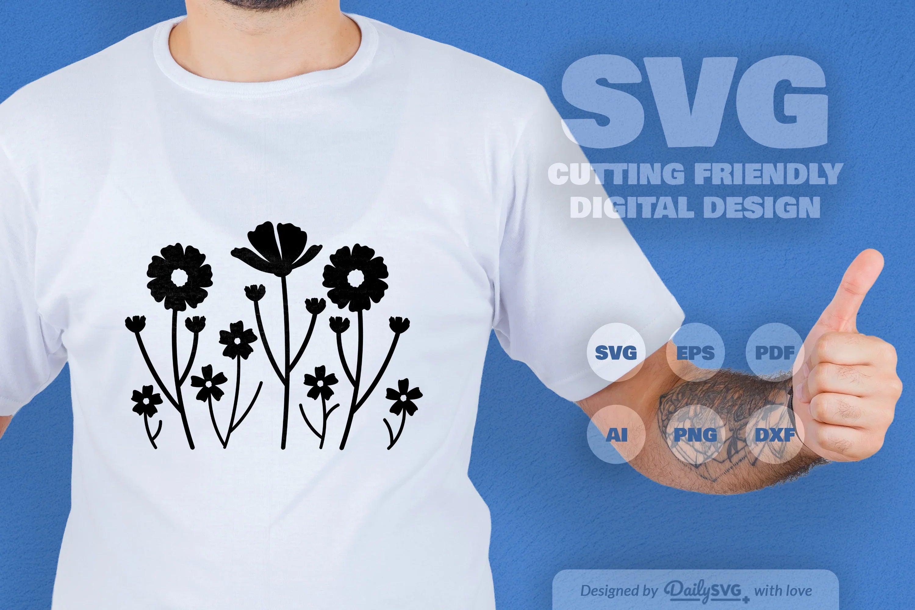 Wild Floral SVG Bundle by 01010 - CraftNest - Digital Crafting and Art