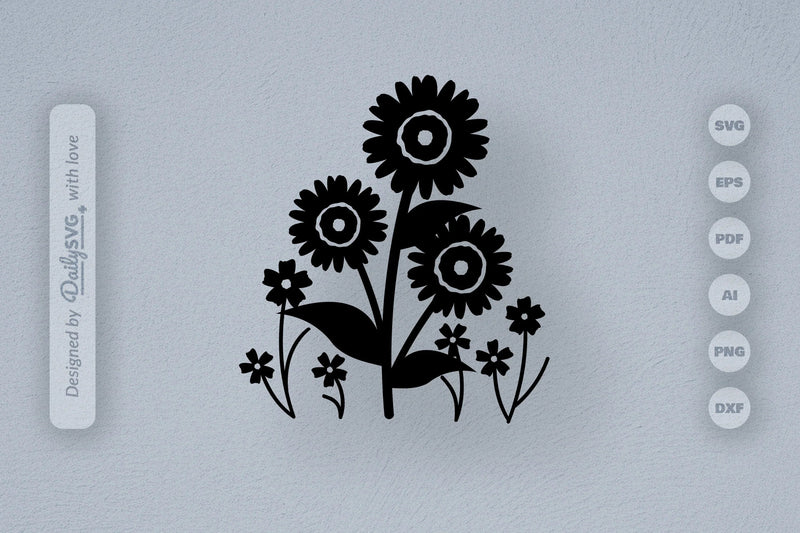 Wild Floral SVG Bundle 12 - CraftNest - Digital Crafting and Art