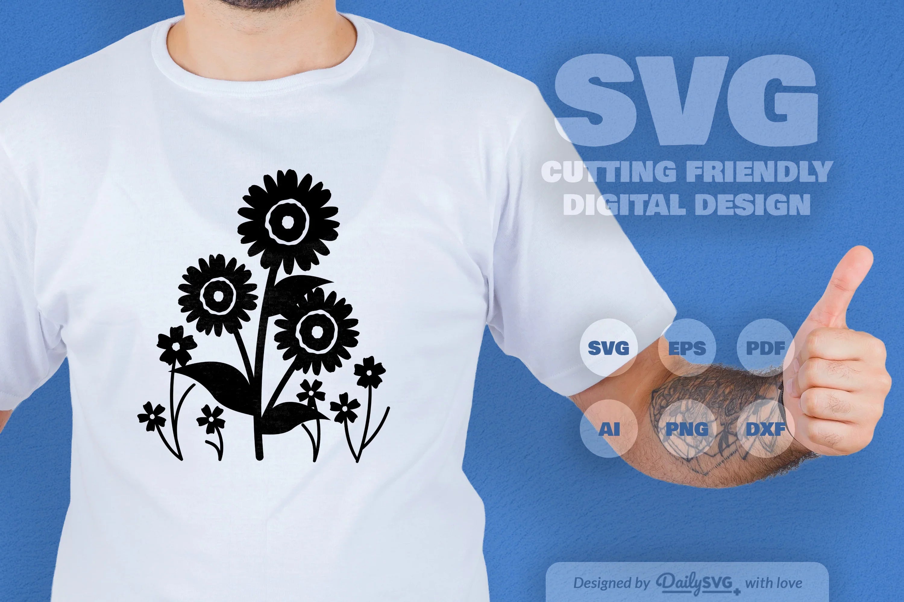 Wild Floral SVG Bundle 12 - CraftNest - Digital Crafting and Art
