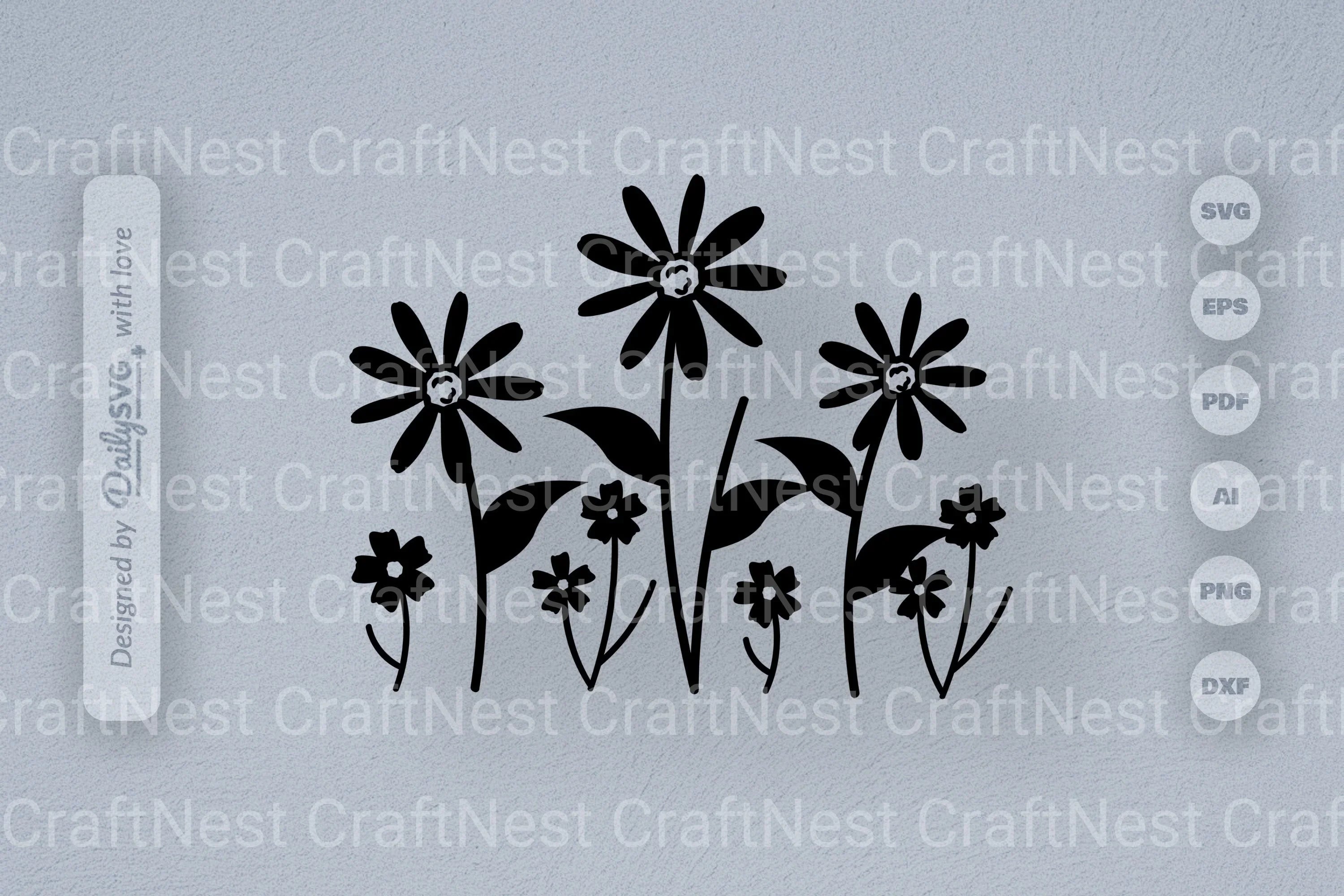 Wild Floral SVG Bundle for Creative Projects