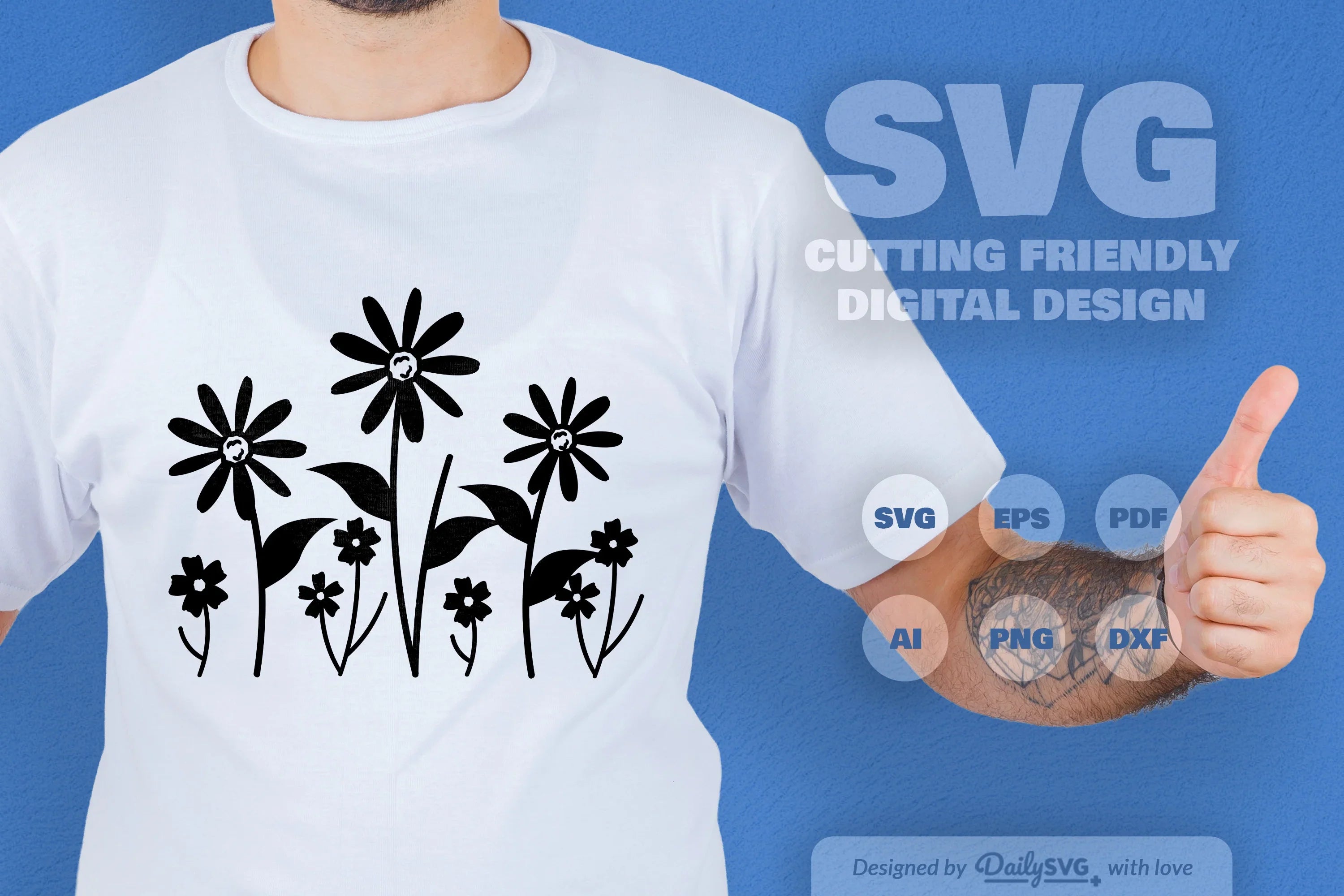 Wild Floral SVG Bundle for Creative Projects - CraftNest - Digital Crafting and Art