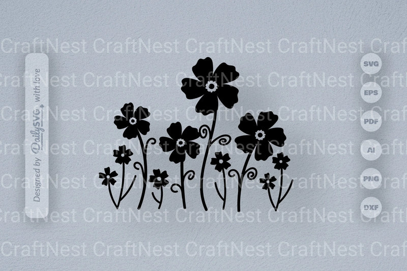 Wild Floral SVG Bundle 4 - CraftNest - Digital Crafting and Art