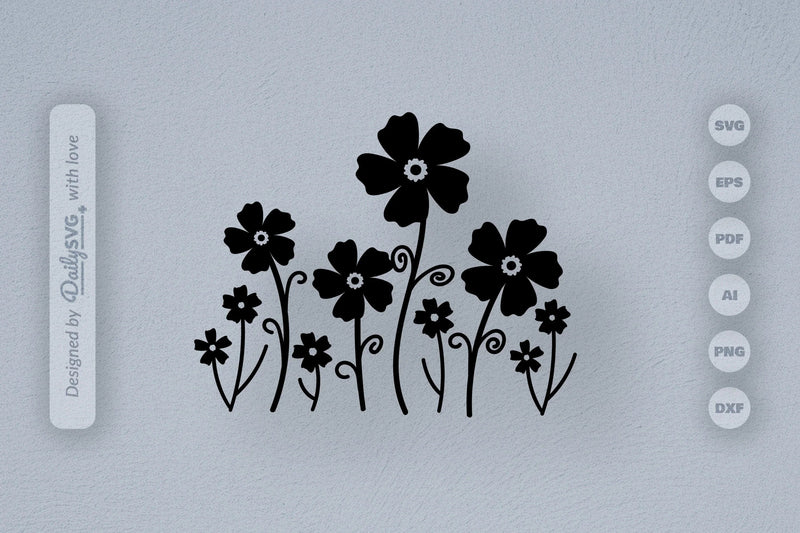 Wild Floral SVG Bundle 4 - CraftNest - Digital Crafting and Art
