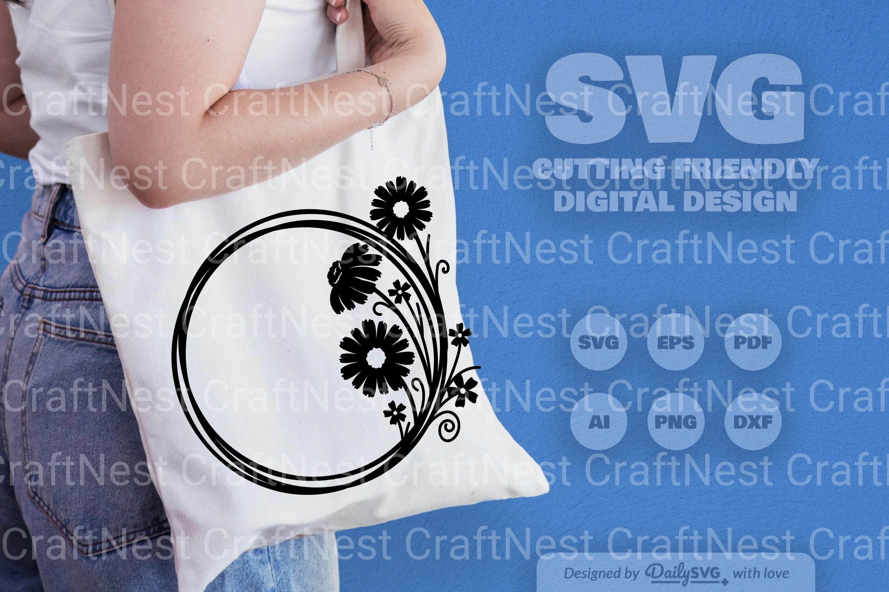 Wild Floral SVG Bundle for Creative Projects