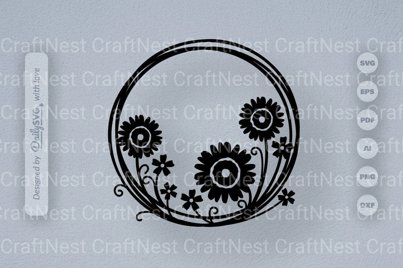Wild Floral SVG Bundle 35 - CraftNest - Digital Crafting and Art