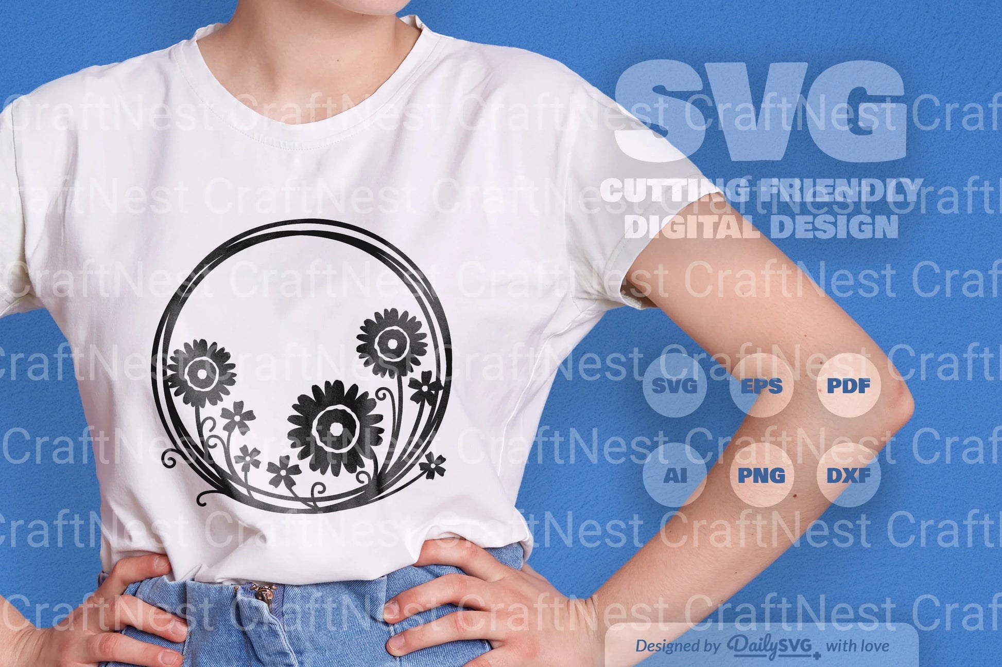 Wild Floral SVG Bundle 35 - CraftNest - Digital Crafting and Art