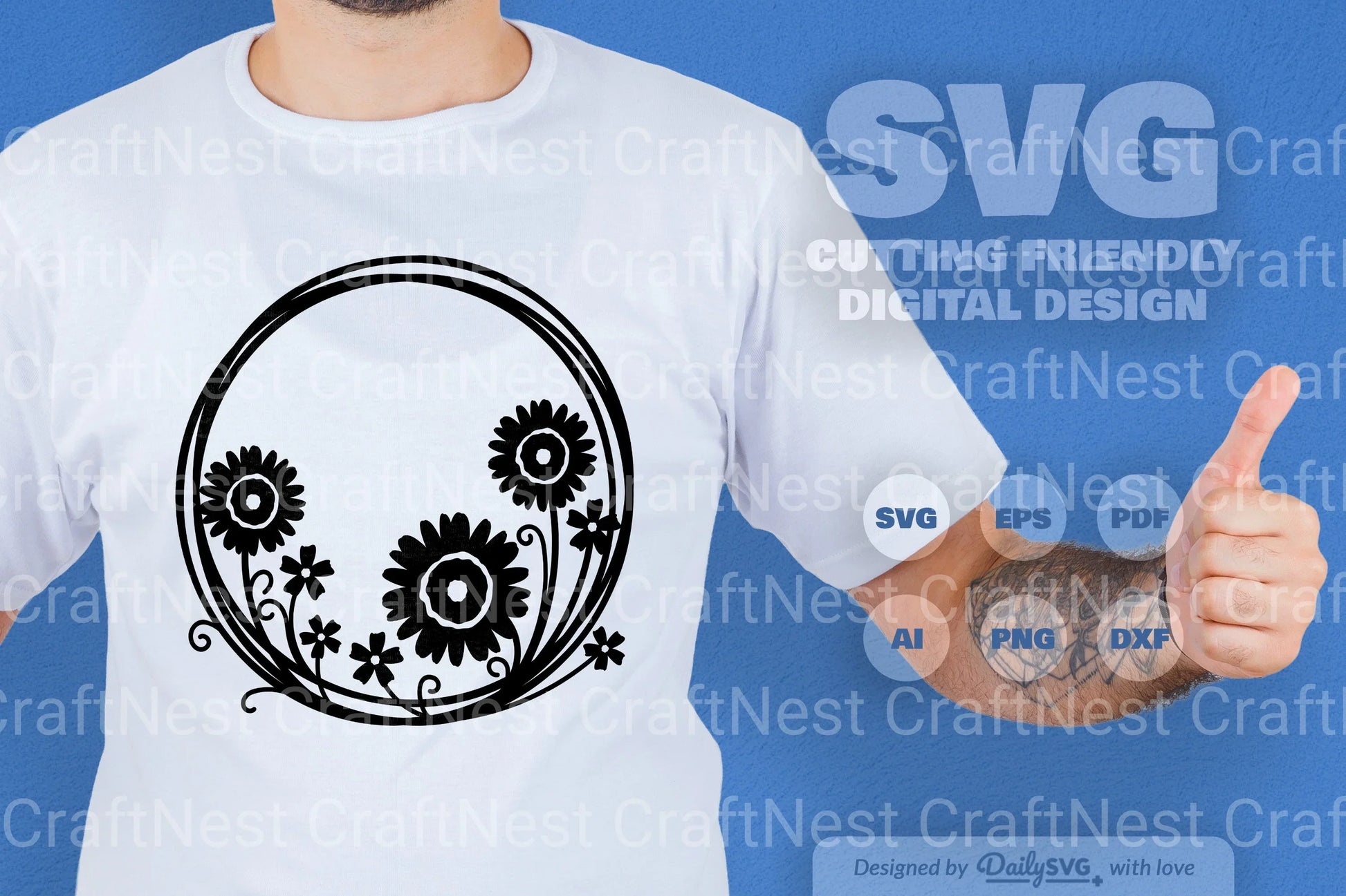 Wild Floral SVG Bundle 35 - CraftNest - Digital Crafting and Art