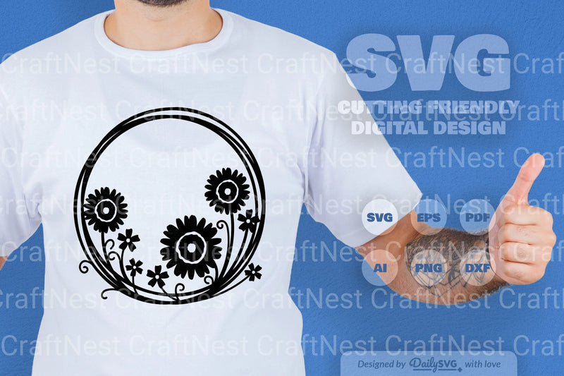 Wild Floral SVG Bundle 35 - CraftNest - Digital Crafting and Art