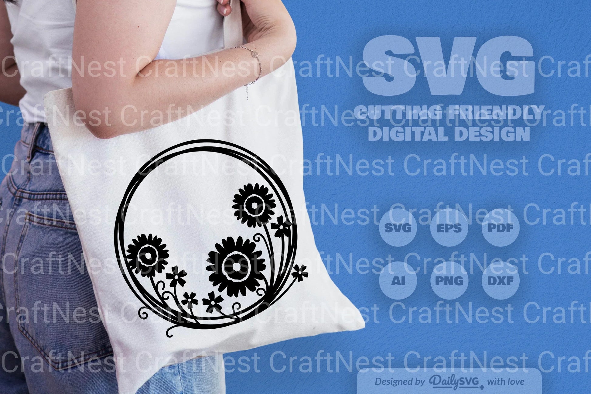 Wild Floral SVG Bundle 35 - CraftNest - Digital Crafting and Art