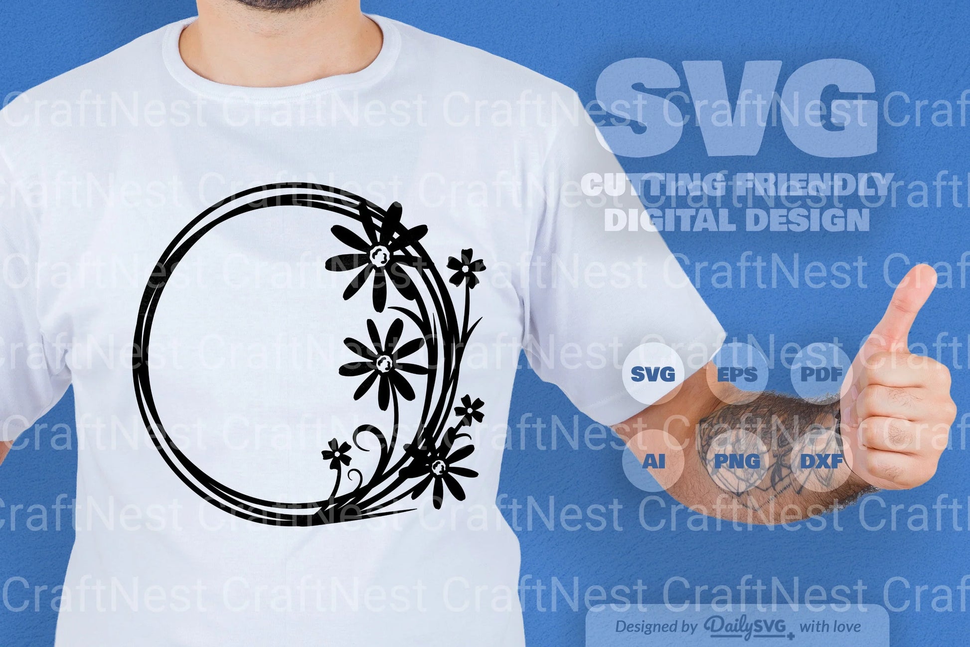 Wild Floral SVG Bundle 40 - CraftNest - Digital Crafting and Art