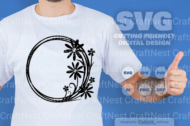 Wild Floral SVG Bundle 40 - CraftNest - Digital Crafting and Art