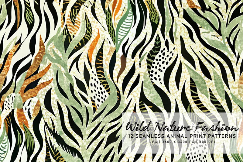 Wild Nature Fashion - Animal Print - CraftNest - Digital Crafting and Art