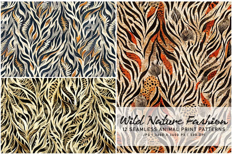 Wild Nature Fashion - Animal Print - CraftNest - Digital Crafting and Art