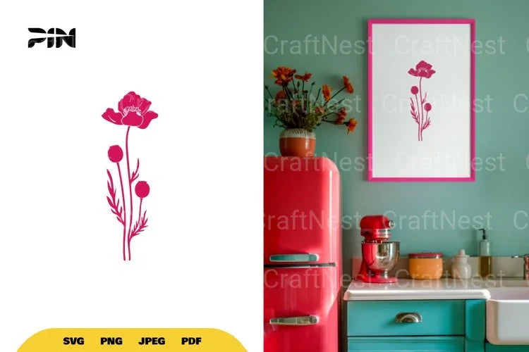 Wildflowers SVG Bundle - CraftNest - Digital Crafting and Art