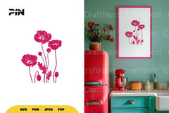 Wildflowers SVG Bundle - CraftNest - Digital Crafting and Art