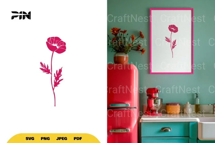 Wildflowers SVG Bundle - CraftNest - Digital Crafting and Art