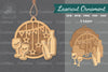Wine Laser Cut Ornament SVG Bundle