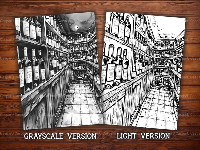 Wine Tasting Coloring Books - CraftNest - Digital Crafting and Art