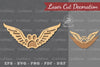 Wings Paw Laser Cut Decoration Clipart Bundle