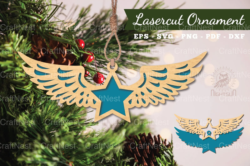 Star Laser Cut Ornament SVG Bundle - CraftNest - Digital Crafting and Art