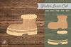 Winter Boots Laser Cut Decoration SVG Bundle