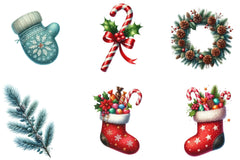 Winter Christmas Clipart Bundle - CraftNest - Digital Crafting and Art