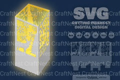 Winter Deer Christmas Papercut SVG Bundle 6 - CraftNest - Digital Crafting and Art