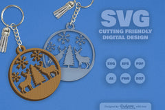 Winter Deer SVG Bundle 7 - CraftNest - Digital Crafting and Art