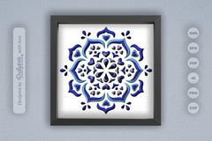 Winter Heart Mandala Papercut SVG Bundle - CraftNest - Digital Crafting and Art