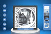 Winter House Papercut SVG Bundle