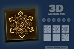 Winter Love Mandala Papercut SVG Bundle - CraftNest - Digital Crafting and Art