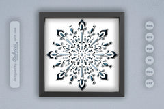Winter Mandala Papercut SVG Bundle 1 - CraftNest - Digital Crafting and Art