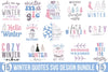 Winter Quotes SVG Bundle