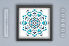 Winter Snow Mandala Papercut SVG Bundle