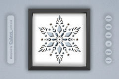 Winter Snowflake Papercut SVG Bundle - CraftNest - Digital Crafting and Art