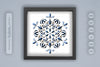 Winter Snowflake Mandala Papercut SVG Bundle